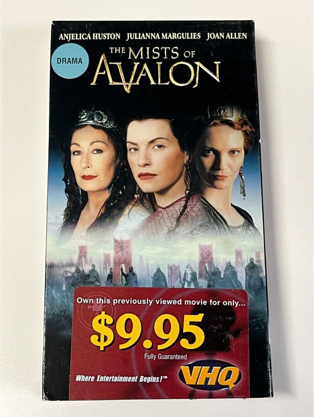 The Mists of Avalon VHS Anjelica Huston Drama